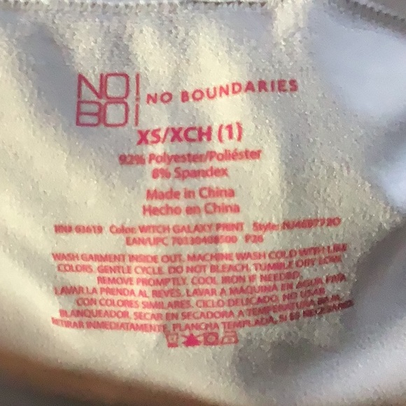 4 pair No Boundaries Halloween leggings small xs - Picture 7 of 9